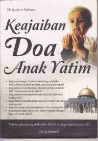 Keajaiban Doa Anak Yatim